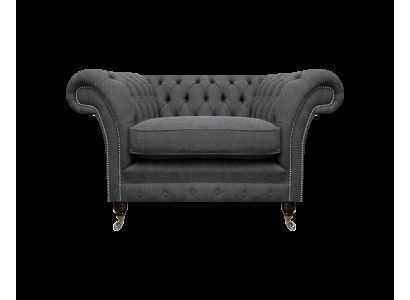 Chesterfield Sessel Polstermöbel Luxus Textil Möbel Wohnzimmer Chesterfield