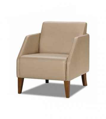 Beiges Wohhnzimmer Lederset Designer 3-Sitzer Exklusiver Sessel 2tlg