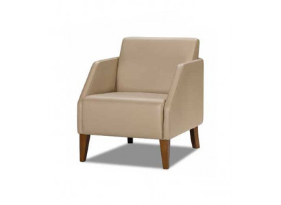 Beiger Einsitzer Luxuriöser Polstersessel Designer Loungesessel Möbel
