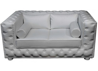 Chesterfield Couch Sofa Garnitur 3 Sitzer Polster Leder Sofas Couchen Neu A922