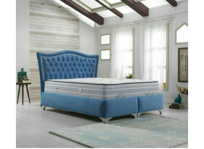 Chesterfield Bett Polsterbett Doppelbett Betten Big XXL Designer Luxus Bett Neu