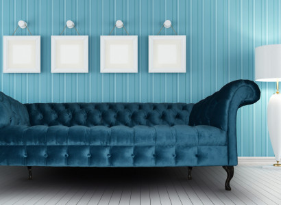 Chesterfield Sofa Polster Designer Couchen Sofas Garnitur Textil Stoff Textil 15