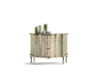 Luxus Italienische Holz Möbel Kommode Weiß Buffet Schrank Wohnzimmer
