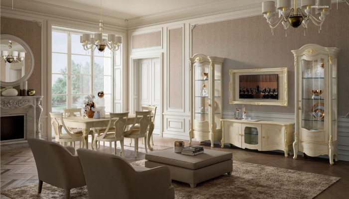 Esstisch Ausziehbar Klassischer Design Tisch Italienische Möbel Tische Holz Ess