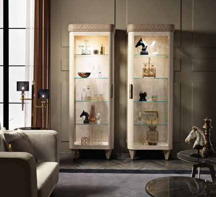 Schränke Regal Aktenschrank Glasschrank Modern Schrank Luxus Vitrine Holz Möbel