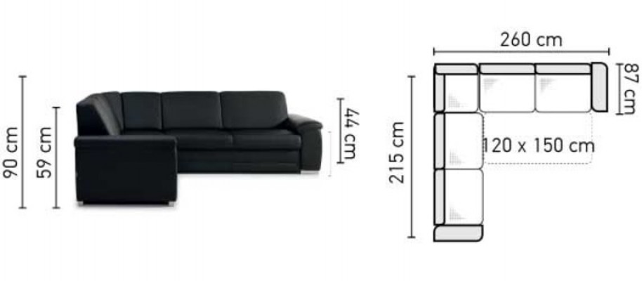 Ecksofa Stoff Sofa Couch Polster Eck Garnitur Sofas Couchen Wohnlandschaft Neu