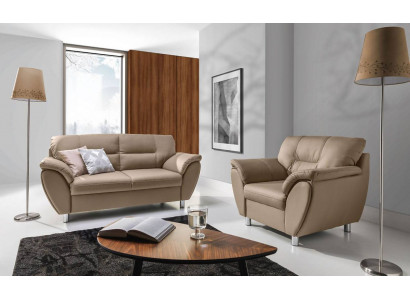 Garnitur Sofagarnitur 2+1 Sitzer Couche Sofa Couchen Polster Stoff Sofas