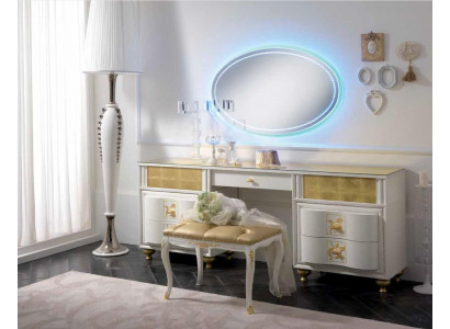 Luxus Set Schminktisch Spiegel XXL Konsole Kommode Schlafzimmer Modern Komplett