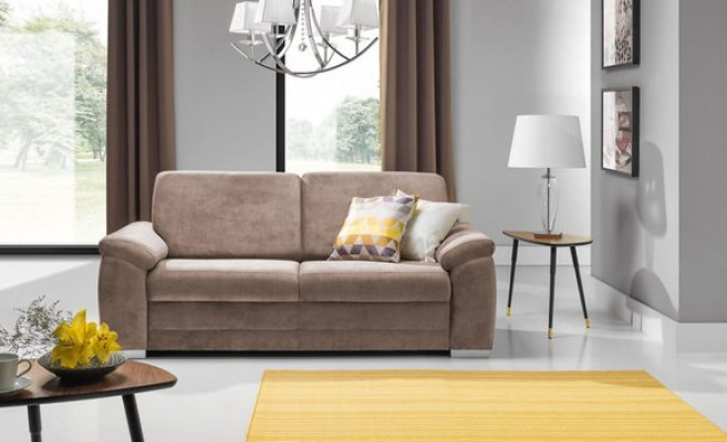 Design Sofa Couch Polster 3 Sitzer Sofas Couchen Sitz Garnitur Stoff Neu