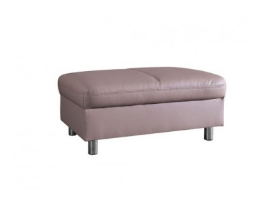 XXL Club Lounge Hocker Pufa Leder Ottoman Designer Textil Fußhocker Design