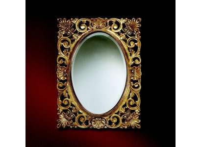 Spiegel Holzrahmen Wandspiegel klassischer Design Barock Rokoko Holz Rahmen xxl