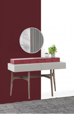 Konsolentisch Schminktisch Konsole Spiegel Tisch Schlafzimmer Set 2tlg