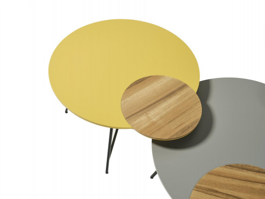 Exklusives Designer-Couchtisch-Set von einem europäischen Möbelhersteller