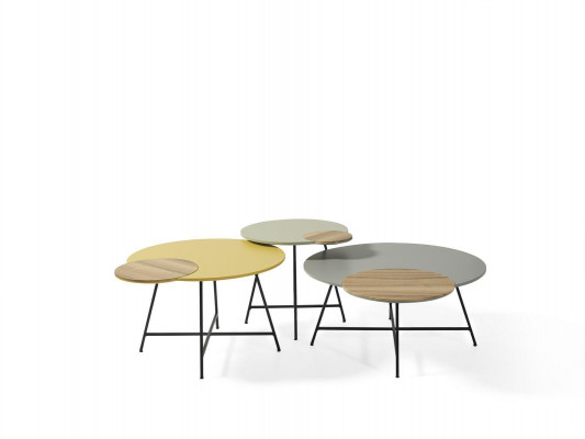 Exklusives Designer-Couchtisch-Set von einem europäischen Möbelhersteller