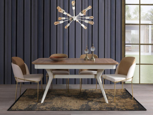 Esszimmer Set Garnitur Tisch 4x Stühle Anrichte 2x Spiegel Wohnwand 11tlg.