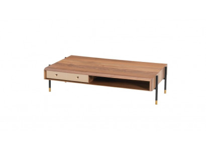 Couchtisch Wohnzimmer Holz Luxus Design Holztische Neu braun Kaffeetisch