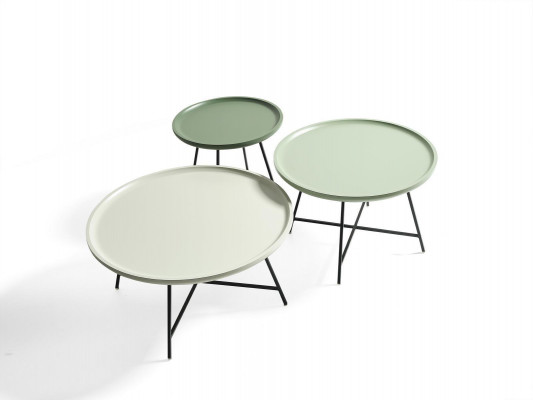 Couchtisch Holz Set 3 tlg. Kaffeetisch Designer Tisch Wohnzimmertisch