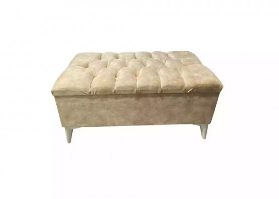 Design Hocker Design Polster Fußhocker Ottomane Sitz Textil Chaise Lounge