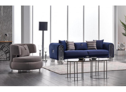 Luxus Sofagarnitur Couch Möbel 3+1 Sitzer Couchen Sofa Polster Möbel 2tlg