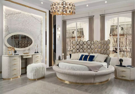 Schminktisch Set Konsole Spiegel Schlafzimmer Möbel Design Hocker Set Neu