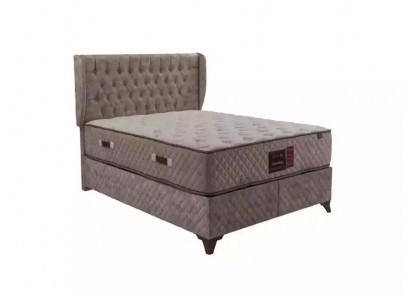 Bett Chesterfield Betten für Schlafzimmer Textil 180x200cm inkls Matratze
