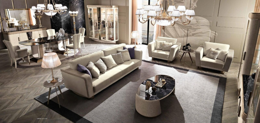 Sofagarnitur 3+2 Sitzer Set Design Sofas Polster Luxus Couchen Relax Moderne Neu