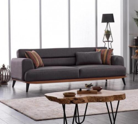 Wohnzimmer Komplett 2 tlg Luxus Sofagarnitur 3+1 Sitzer Polstergarnitur