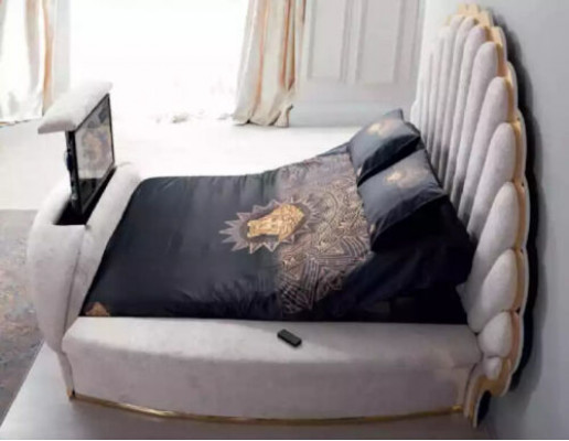 Königliches Bett Luxus Betten Möbel Schlafzimmer 200x200 Einrichtung